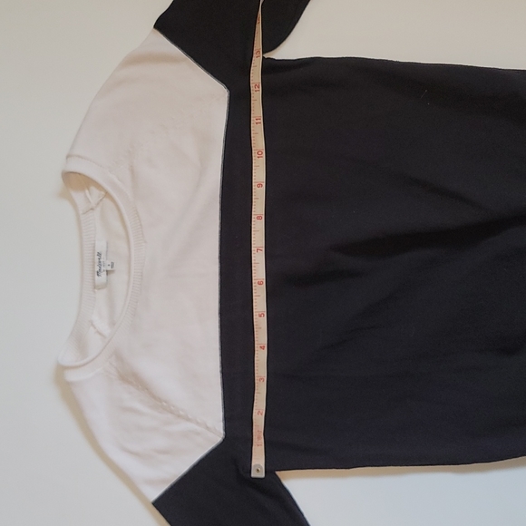 Madewell Black and White Sweater - Picture 7 of 8